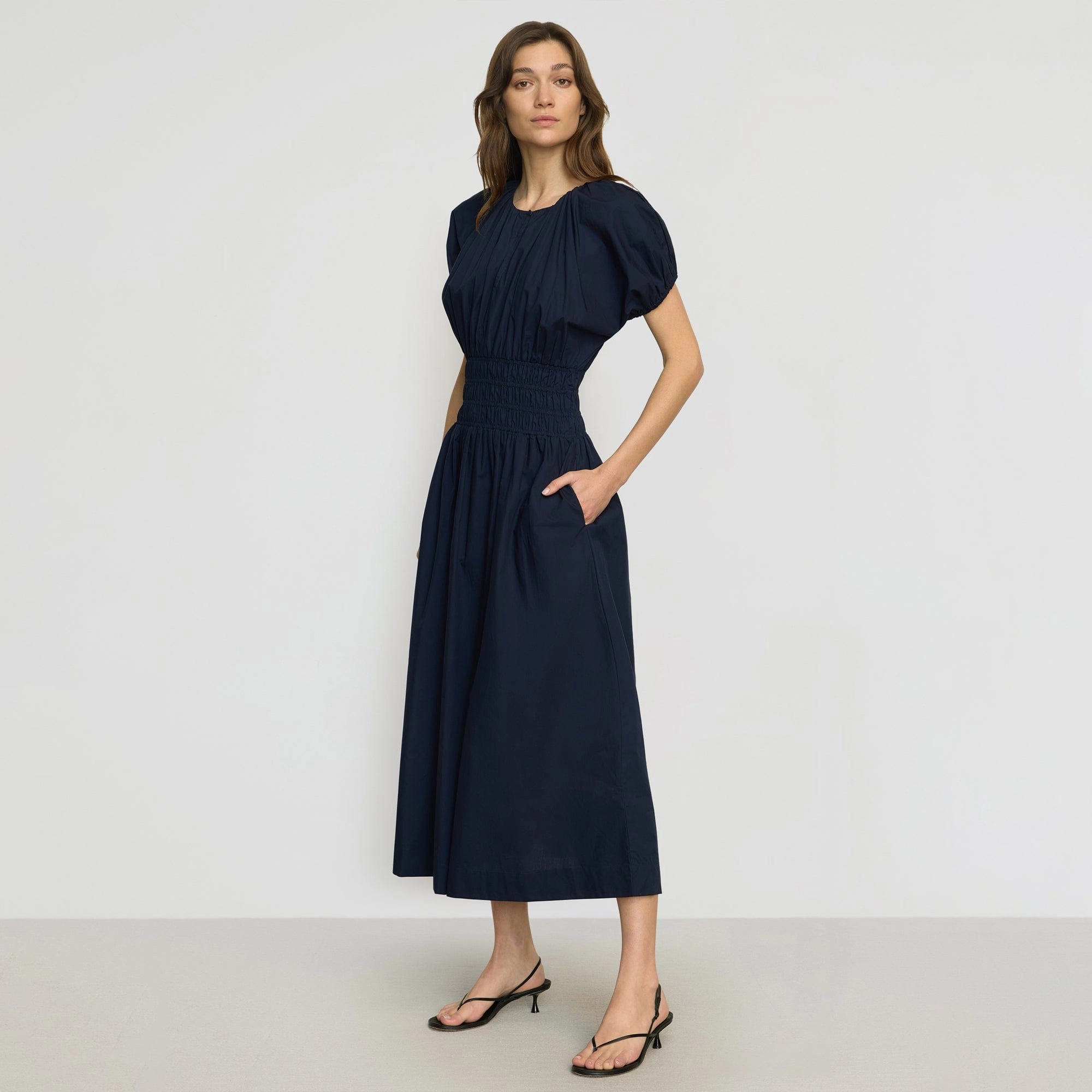 Kyla Organic Cotton Blouson Dress