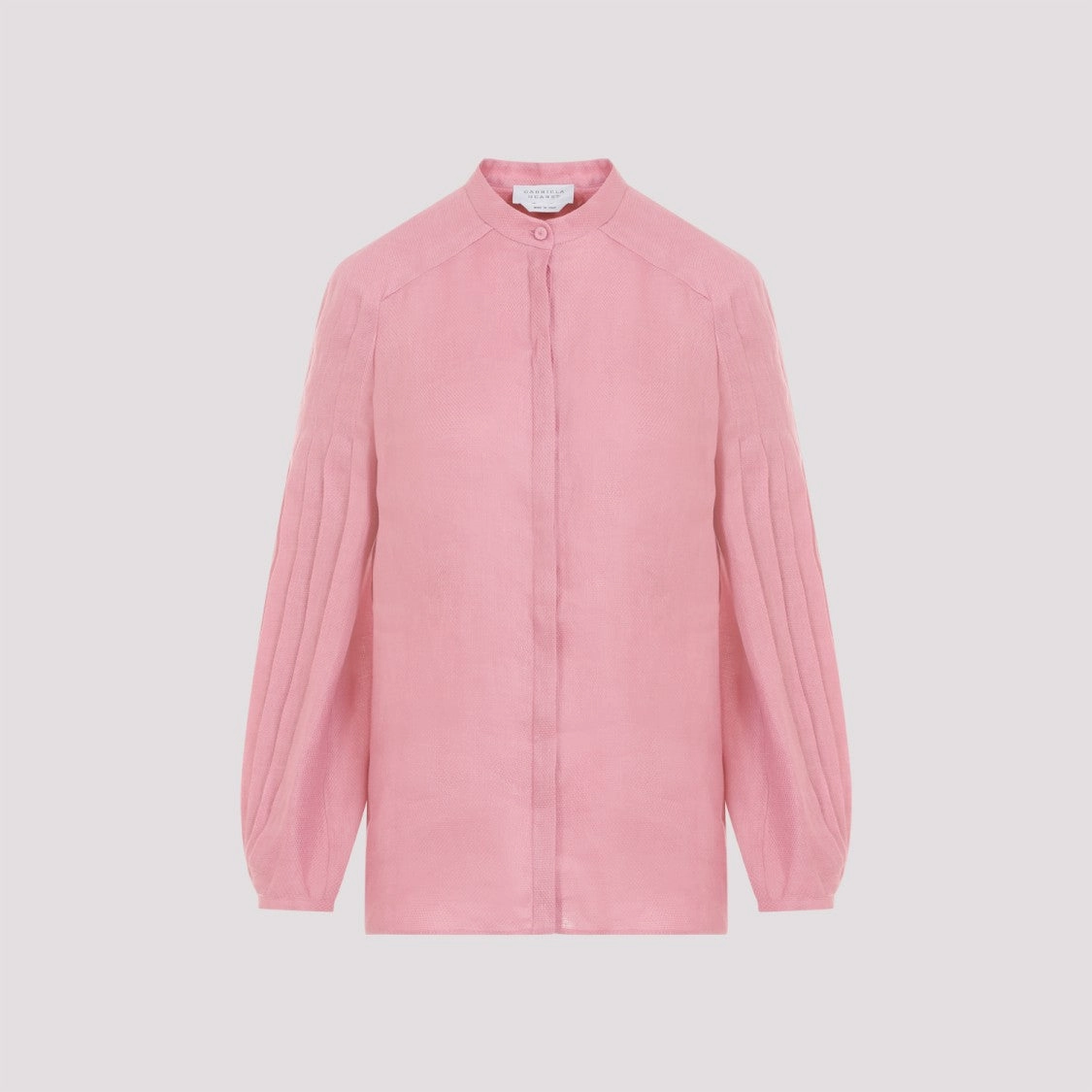 Laetitia Pink Linen Blouse