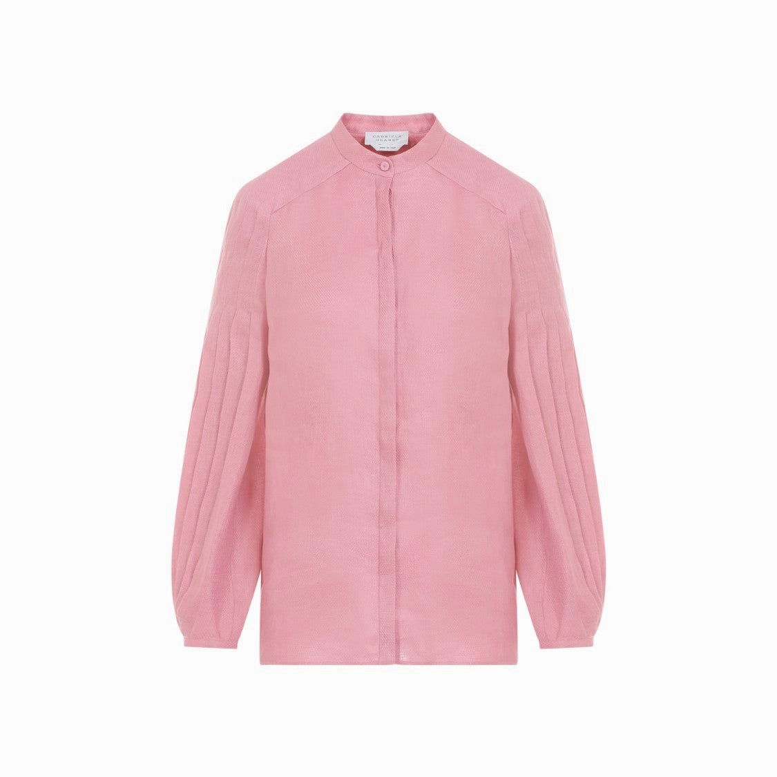 Laetitia Pink Linen Blouse