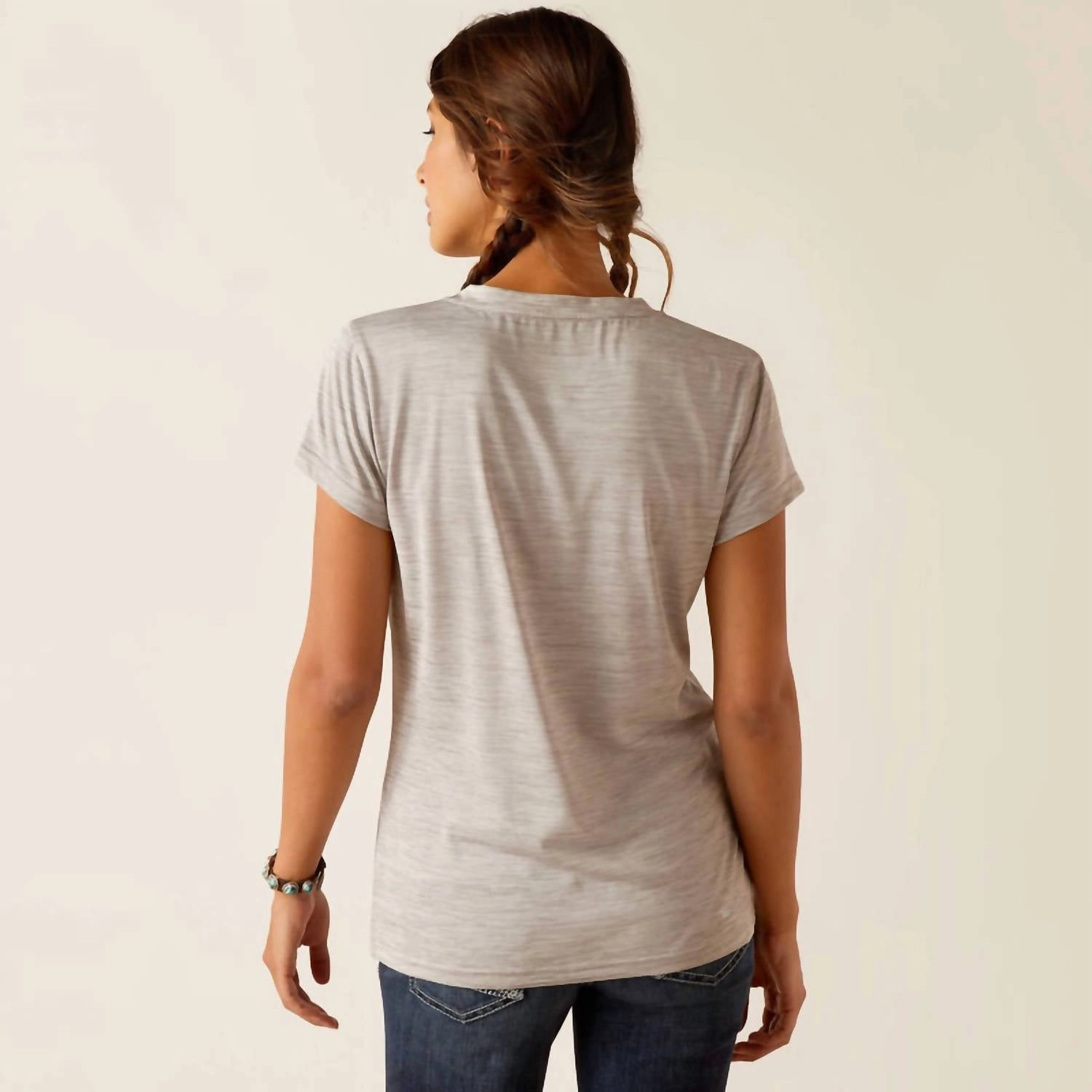 Laguna Logo Baselayer Top In Alloy