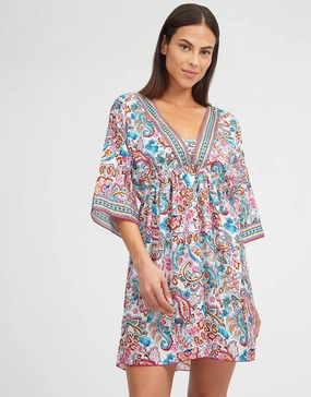 Laia Gathered Beach Dress Nuria Ferrer - Nuria Ferrer fashion sale