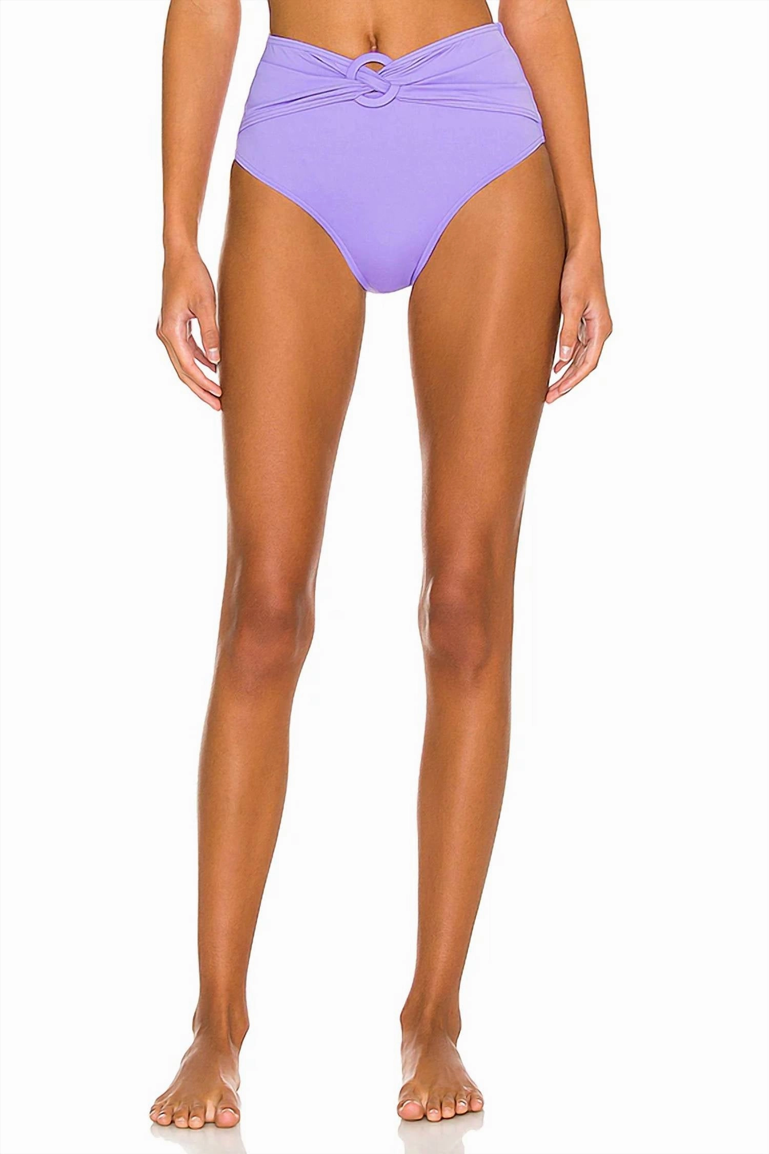Lana Bikini Bottom In Amethyst Swim Womens - scoop neck swimsuits