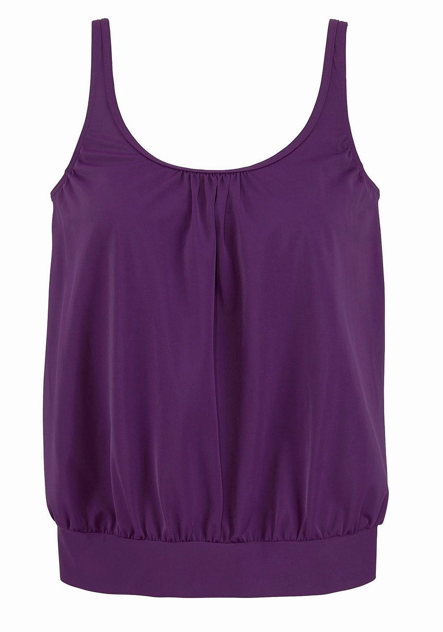 LASCANA Women's Blouson Oversized Tankini Top