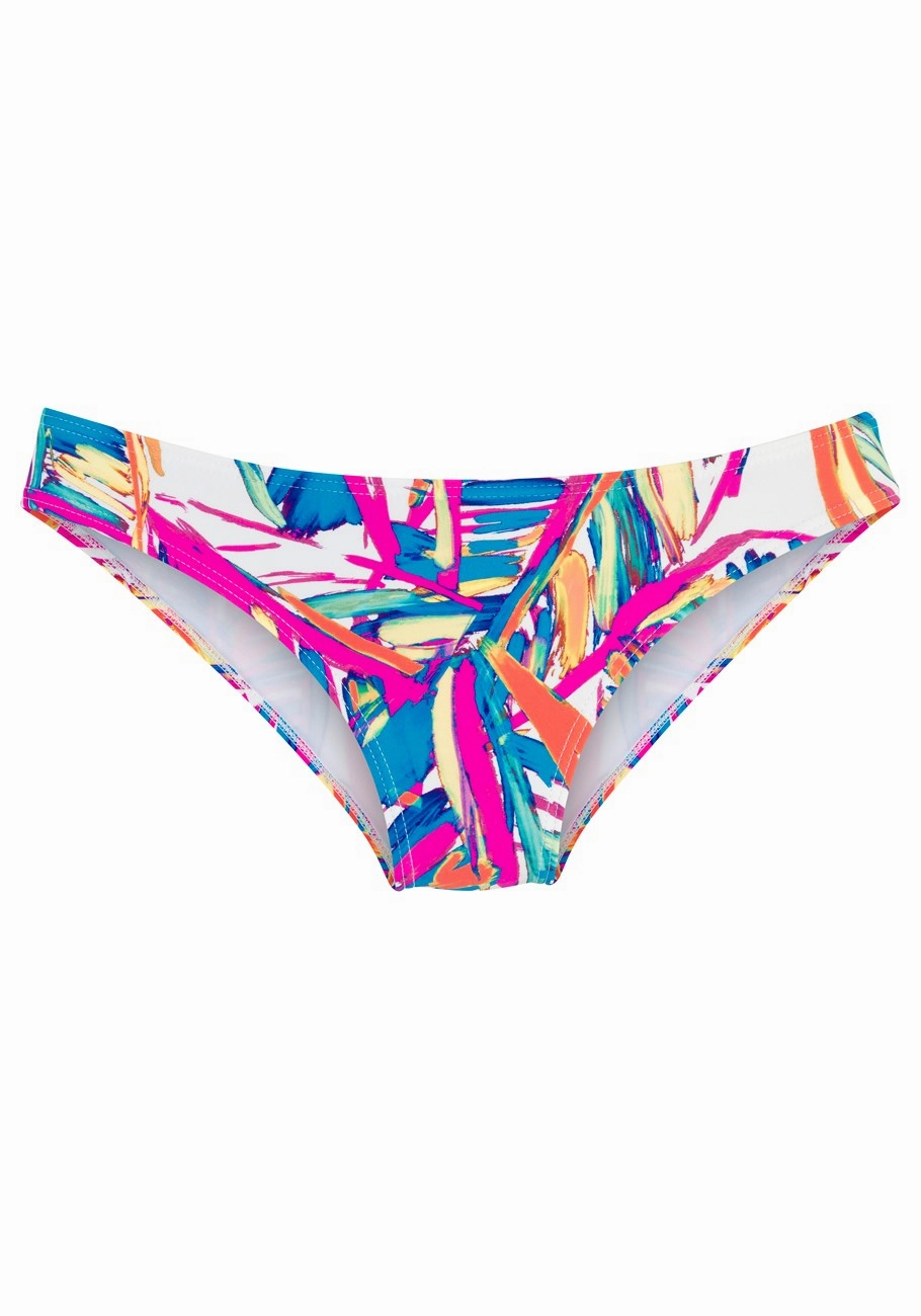 LASCANA Women's Printed Classic Bikini Bottom