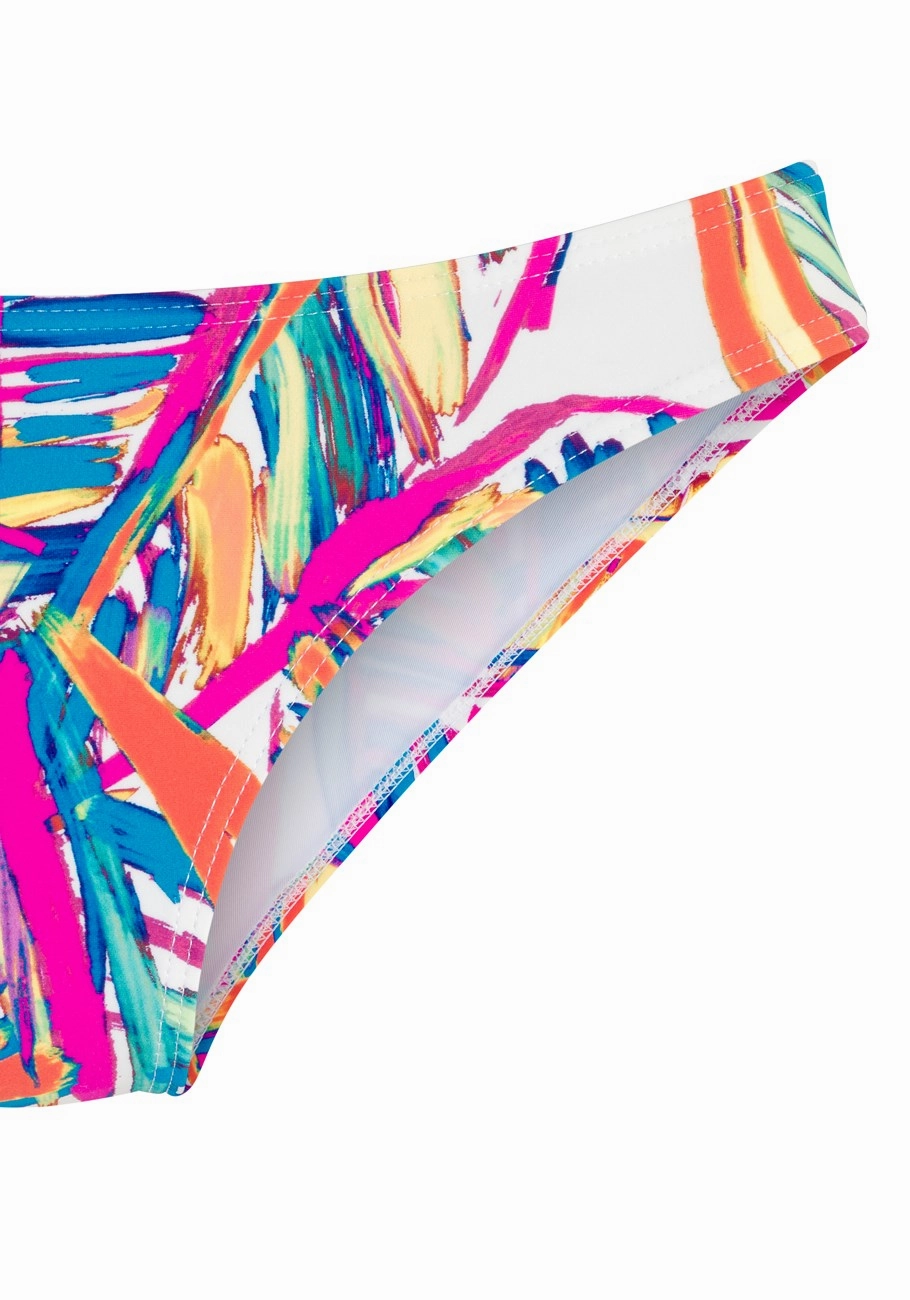 LASCANA Women's Printed Classic Bikini Bottom