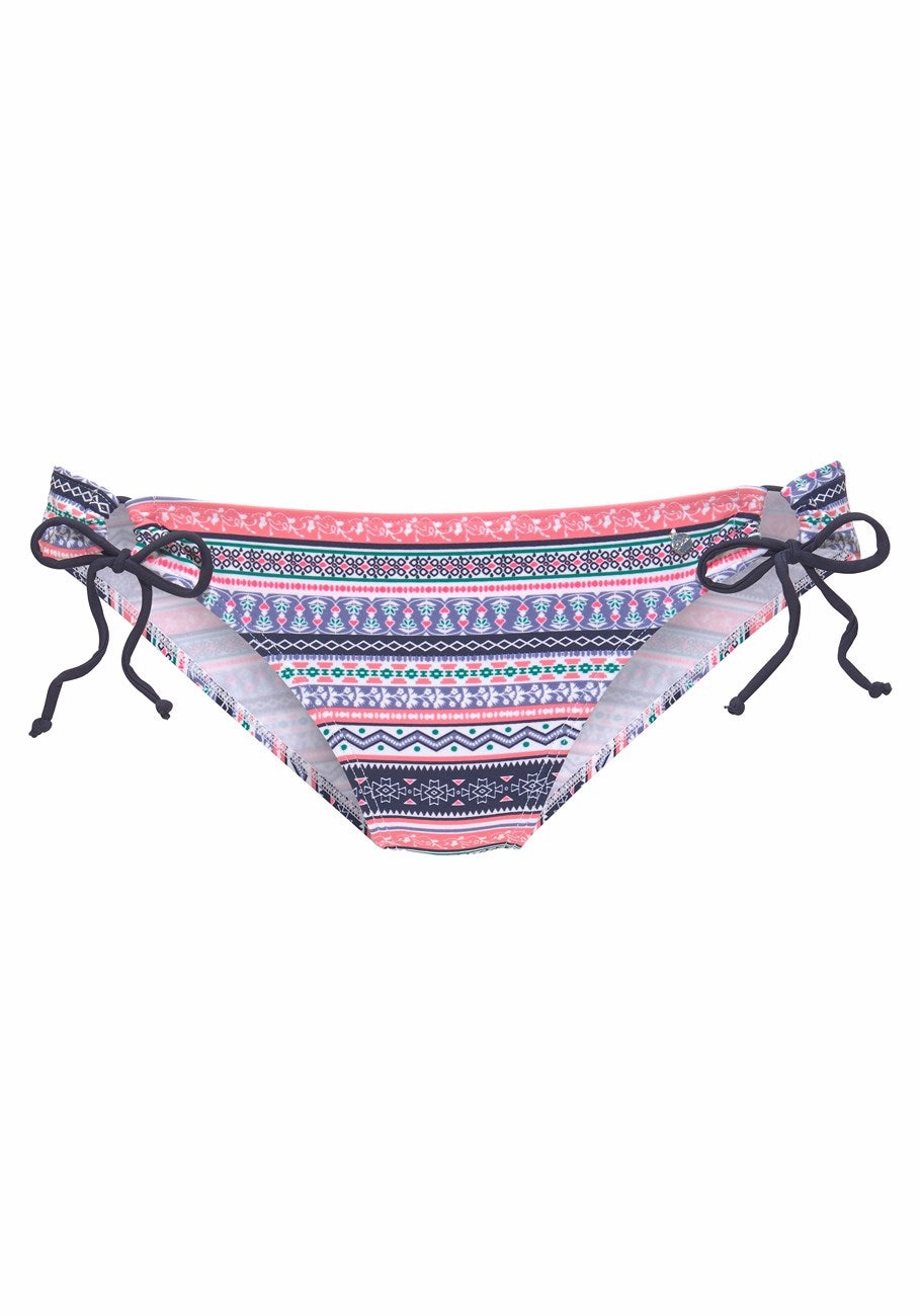 LASCANA Women's Printed Loop Classic Bikini Bottom