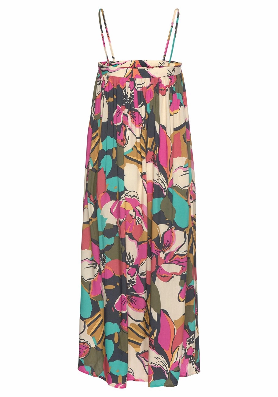 LASCANA Women's Tropical Flowy Dress