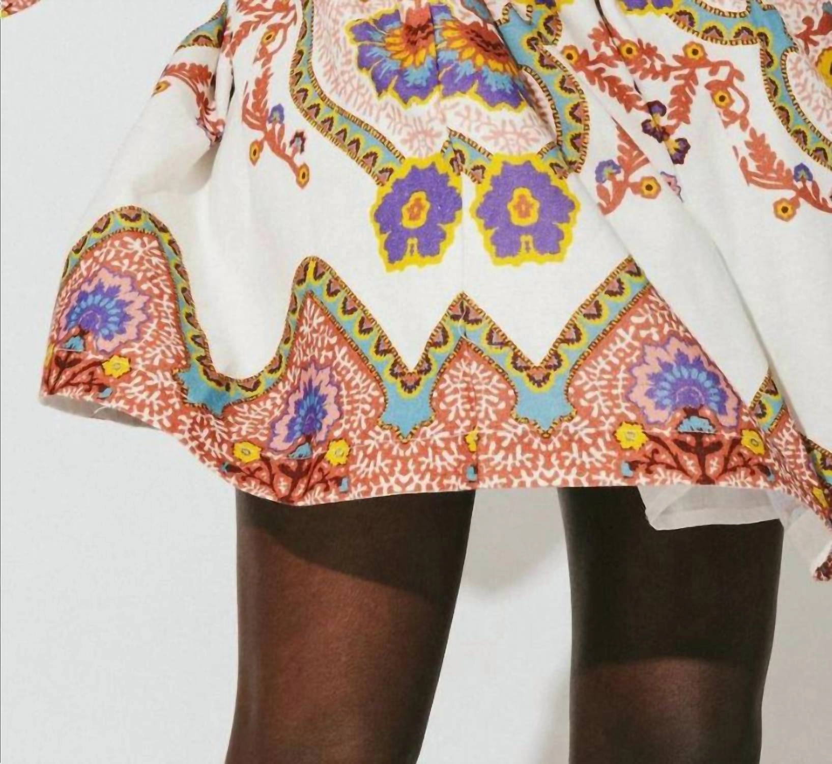 Leigh Mini Dress In Lagos Print