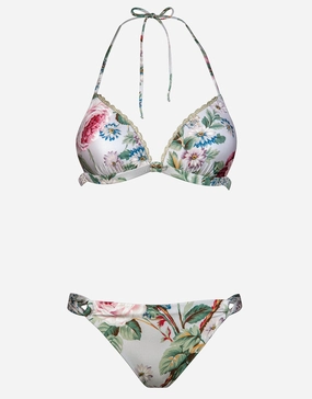 Liaison Triangle Bikini Set - Silver Rose Maryan Mehlhorn - Maryan Mehlhorn dresses
