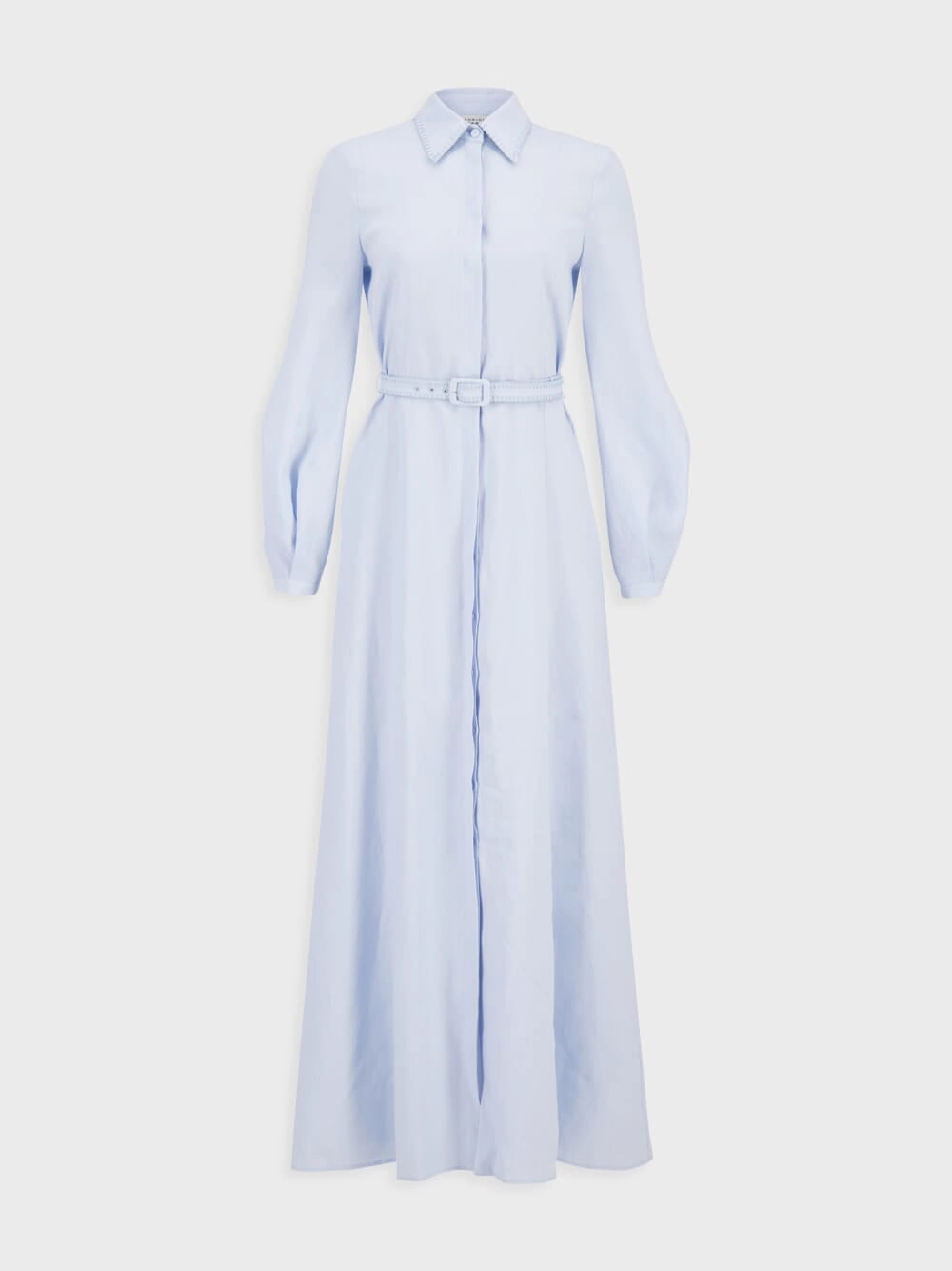 Light Blue Breton Maxi Shirtdress cocktail dresses cheap