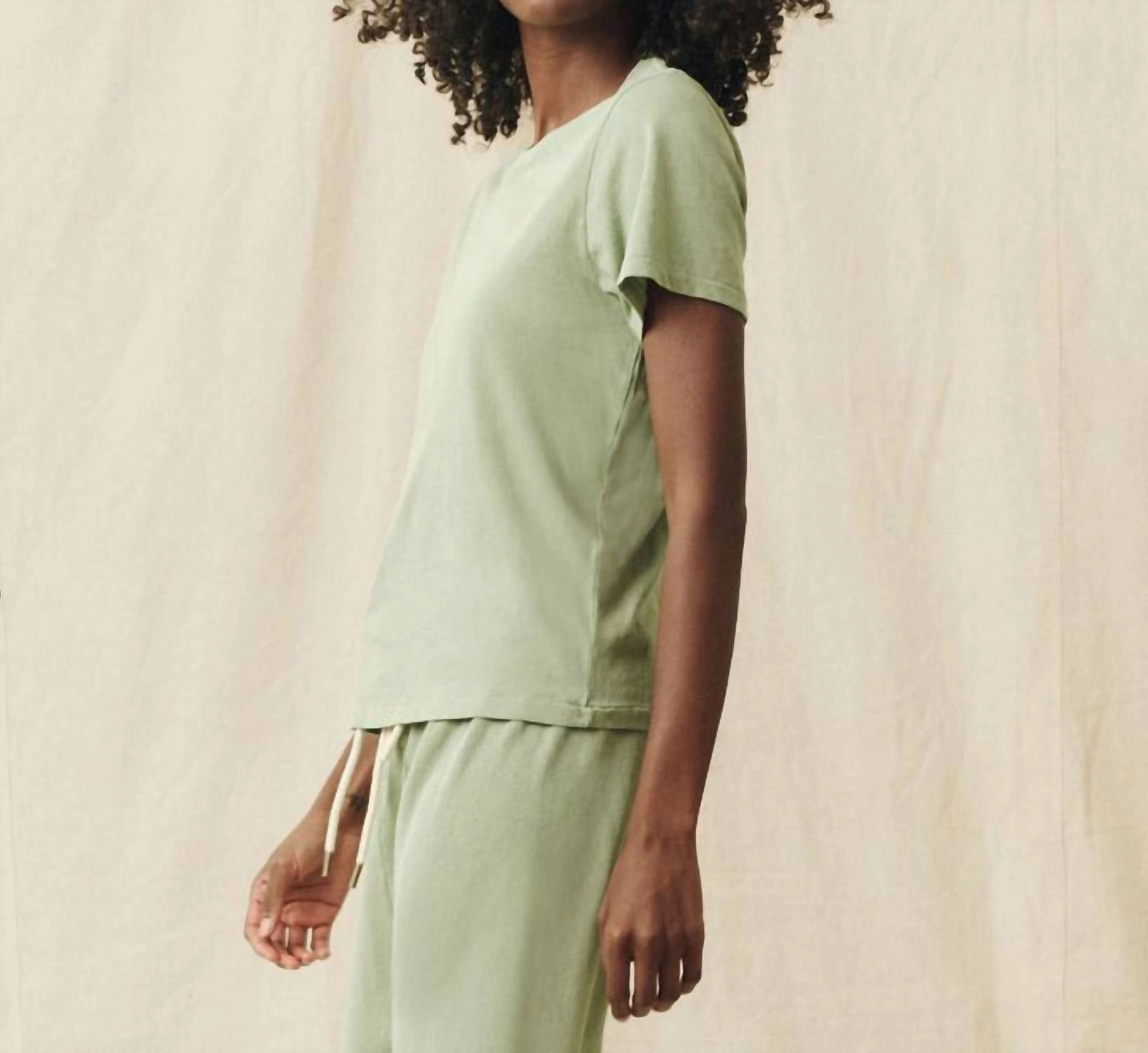 Little Tee In Pistachio