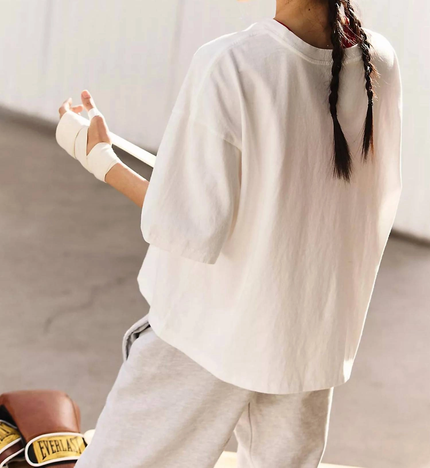 Logo Tackle Top In White