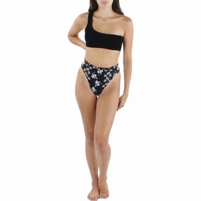 Lorraine Womens High Waist Floral Print Swim Bottom Separates Swim Womens - sling swimsuits
