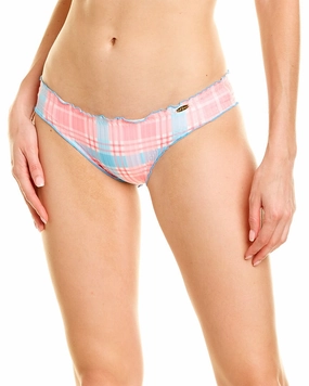 Luli Fama Wavy Bottom Swim Womens - animal print bikinis