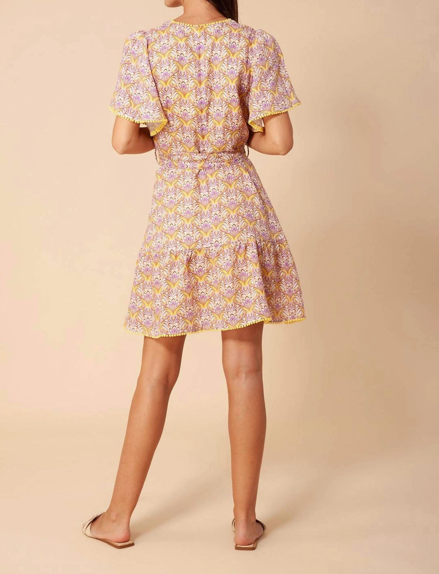 Lulie Linen Dress In Yellow