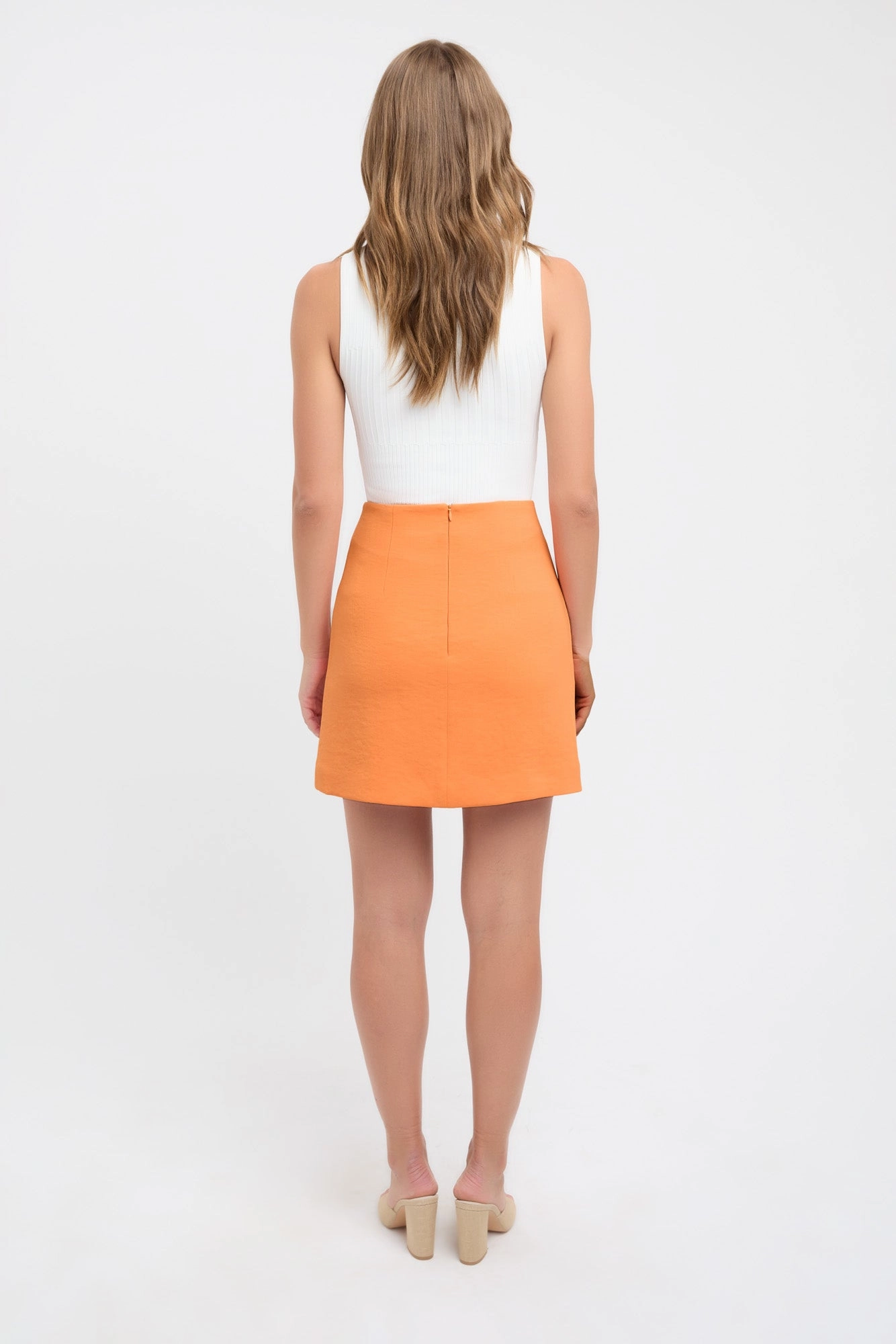 Lux Split Mini Skirt