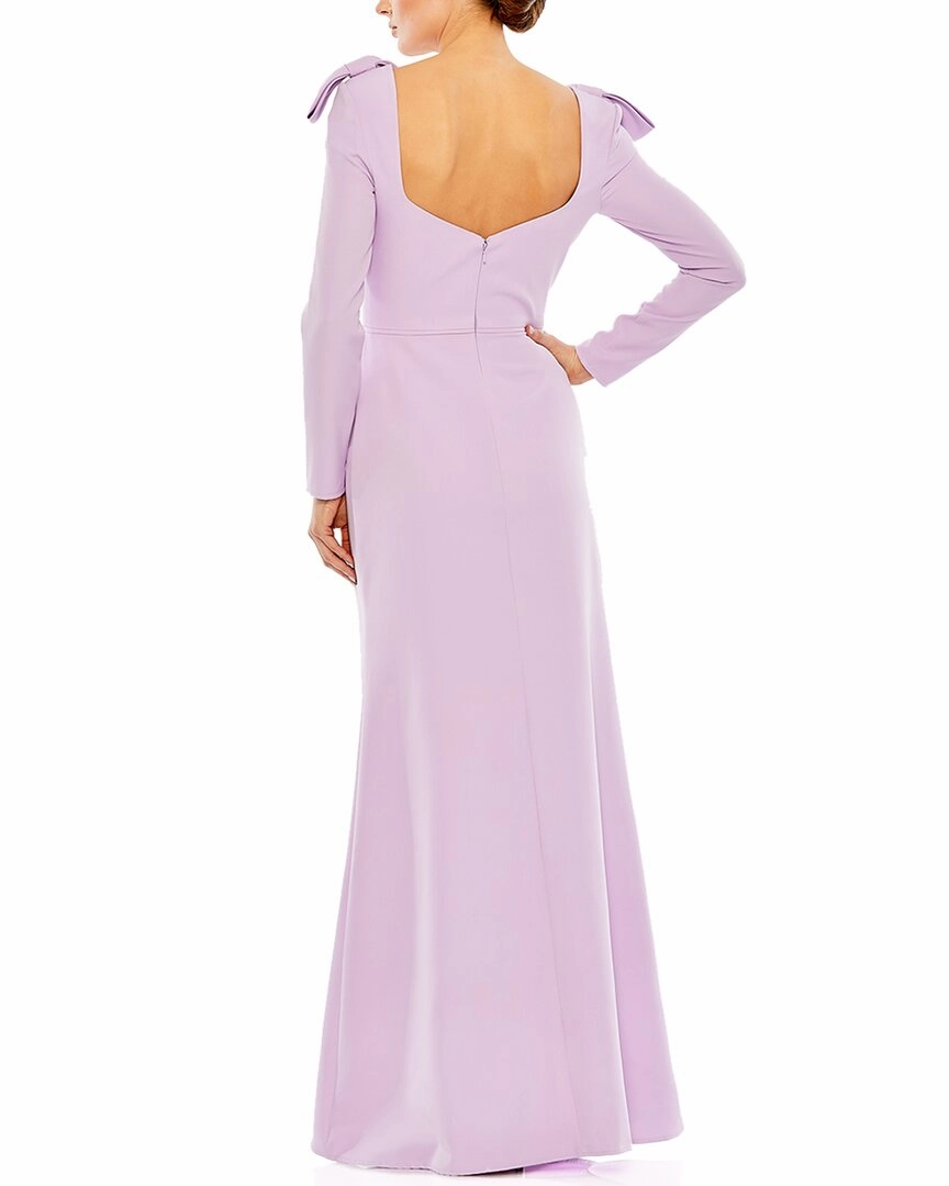 Mac Duggal Empire Bow Slip Gown
