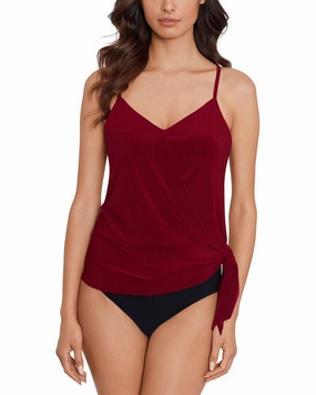 Magicsuit Solid Alex Tankini Swim Womens - halter swimsuits
