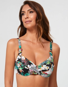 Maika Underwired Bikini Top - Multi Swim Womens - crochet bikinis sale