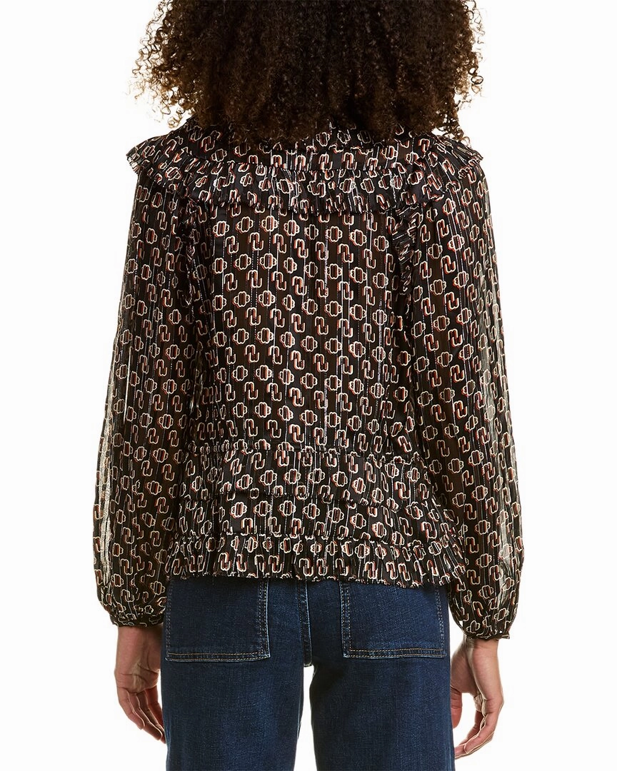 Maje Silk-Blend Top