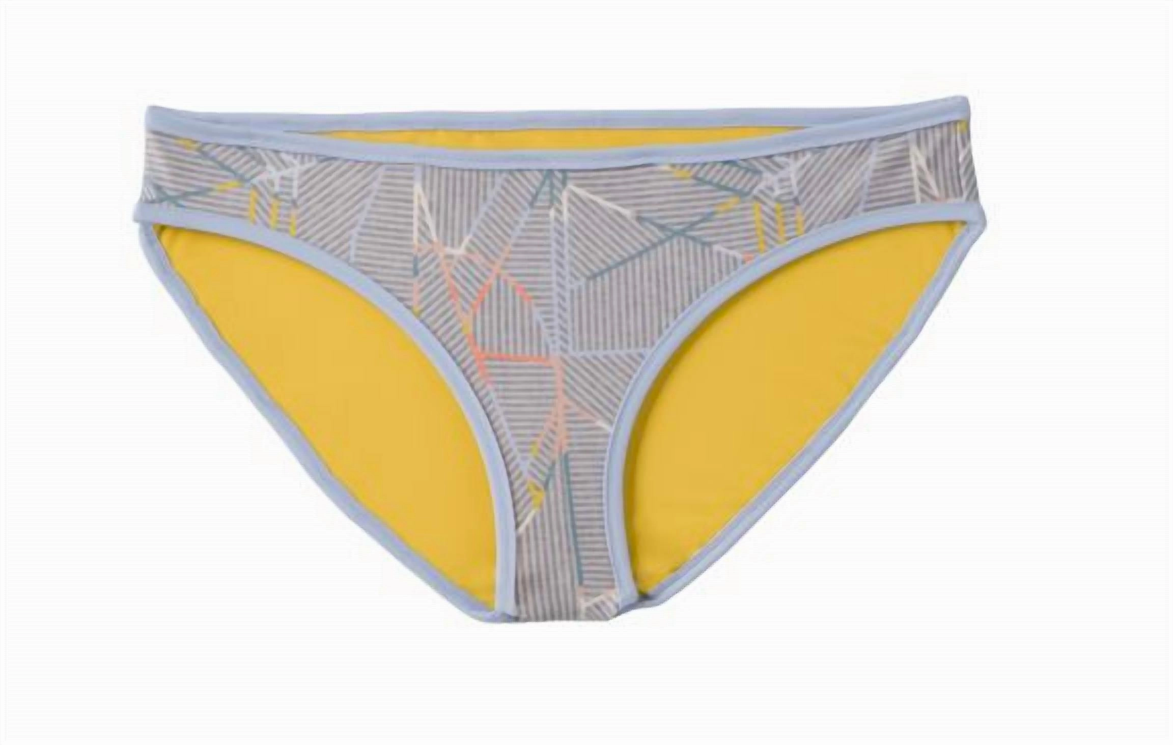 Makani Reversible Swim Bikini Bottom In Grey Jiggy