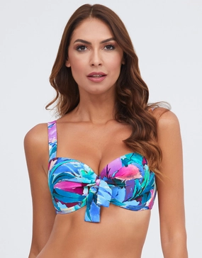 Malena Balcony Bikini Top - Turquoise Swim Womens - one-pieces cheap