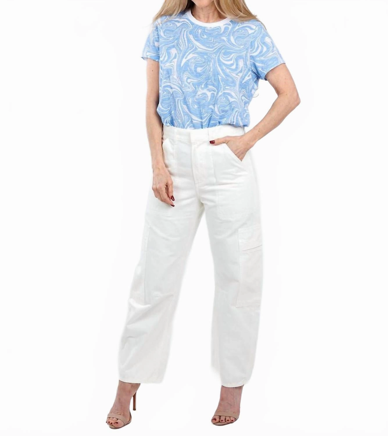 Marbled Boy Tee In Placid
