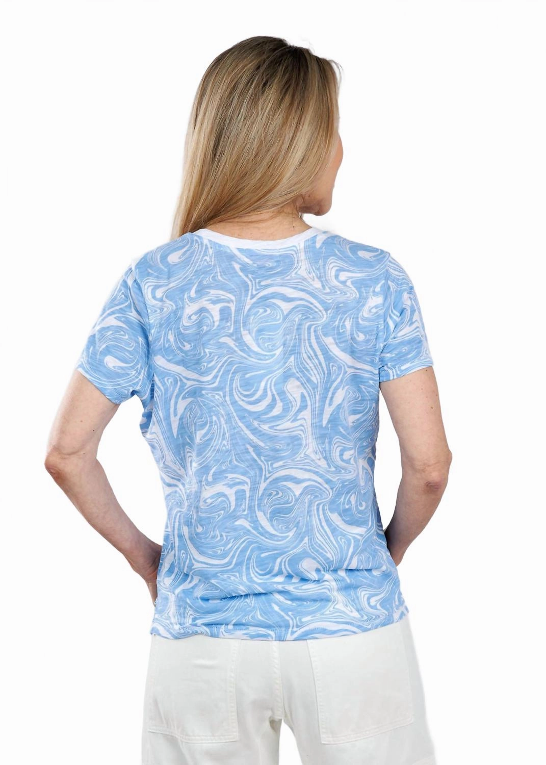 Marbled Boy Tee In Placid