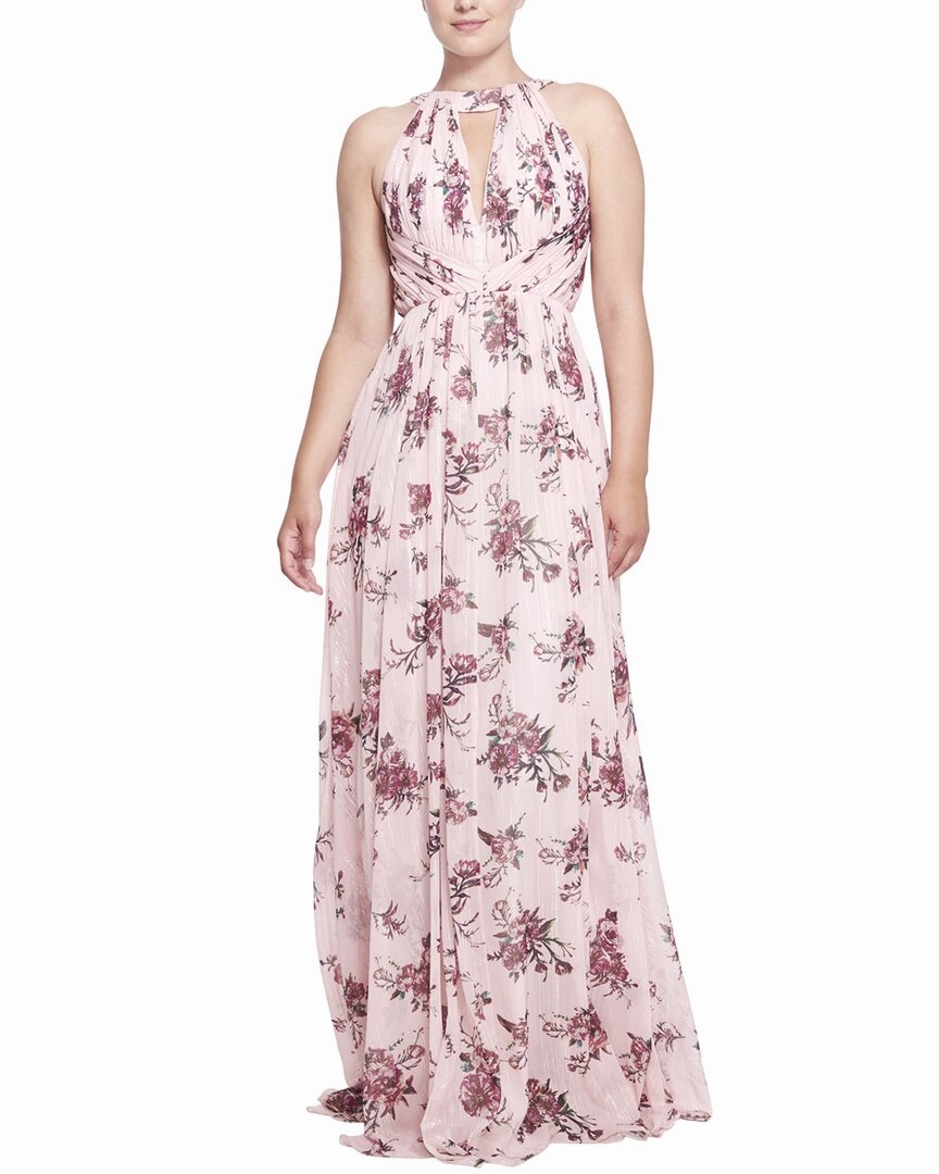 Marchesa Notte Carrara Sleeve Long Gown