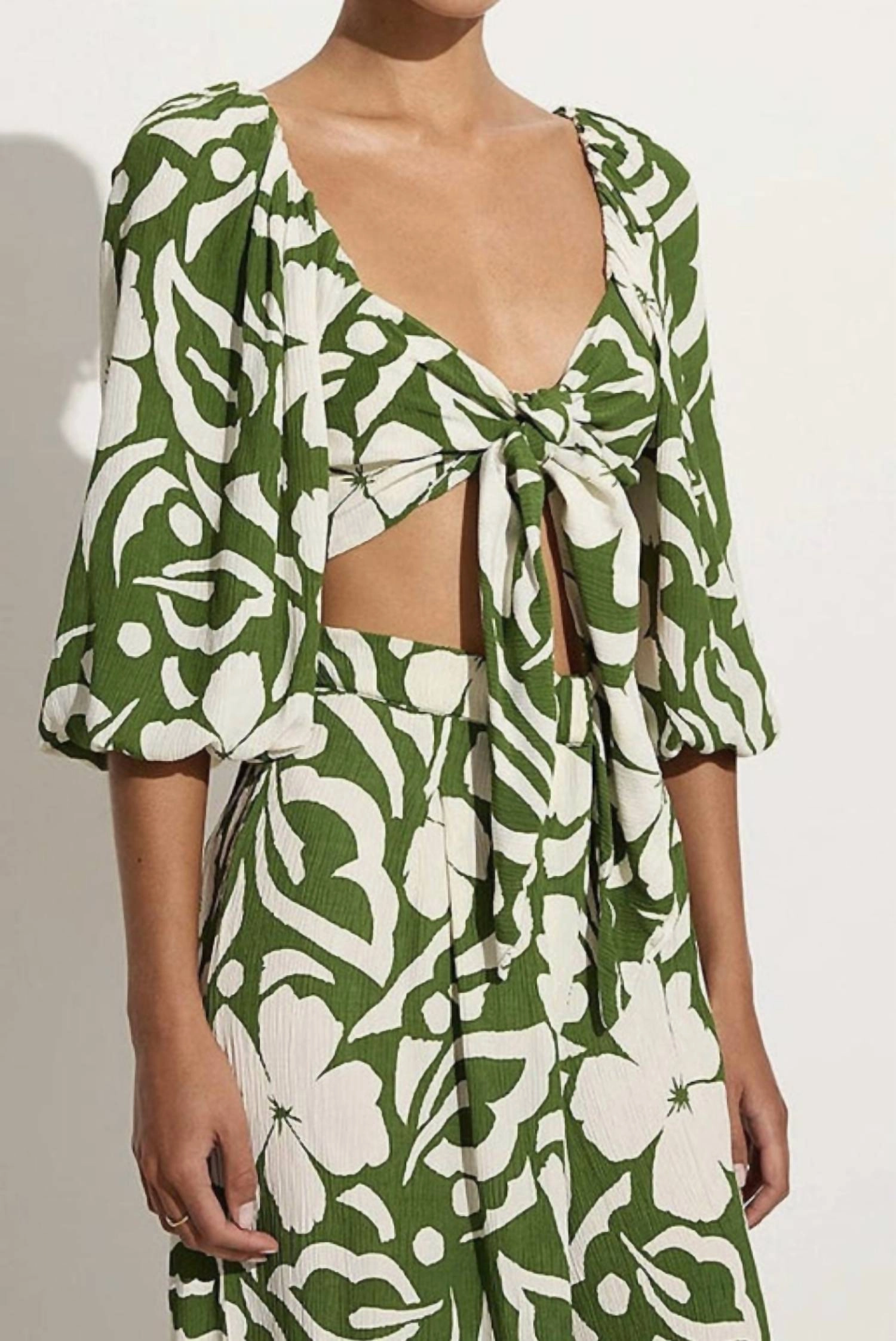 Margherita Top In Olive
