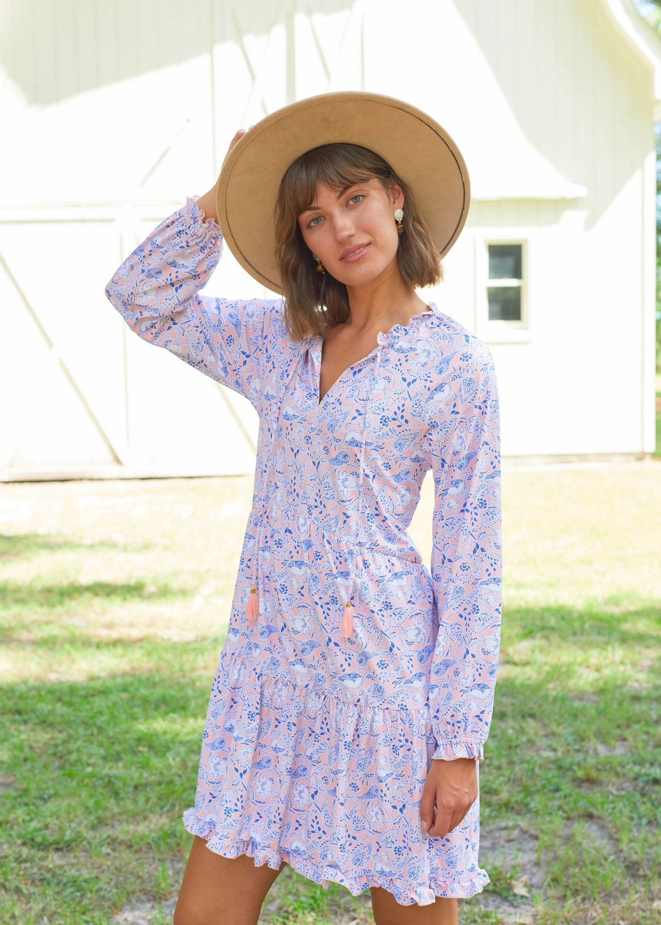 Marion Square Tiered Ruffle Dress