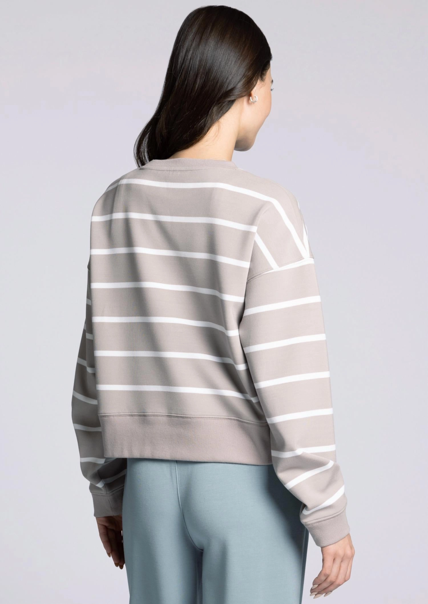Martina Top In Mushroom Stripe