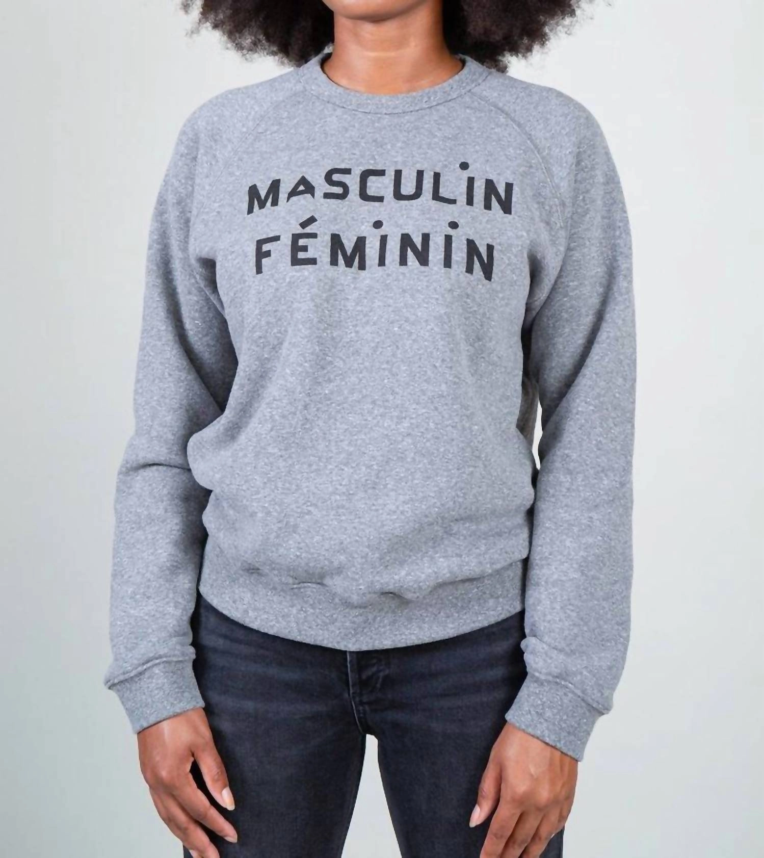 Masculin Feminin Sweatshirt In Grey