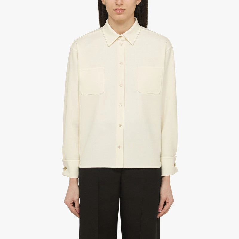Max Mara Women's ivory Wool-Blend Shirt