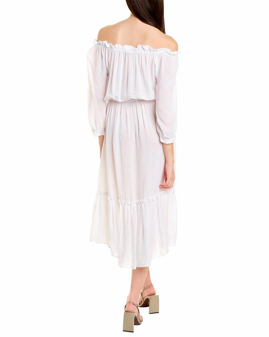 Melissa Masse Off-The-Shoulder Midi Dress