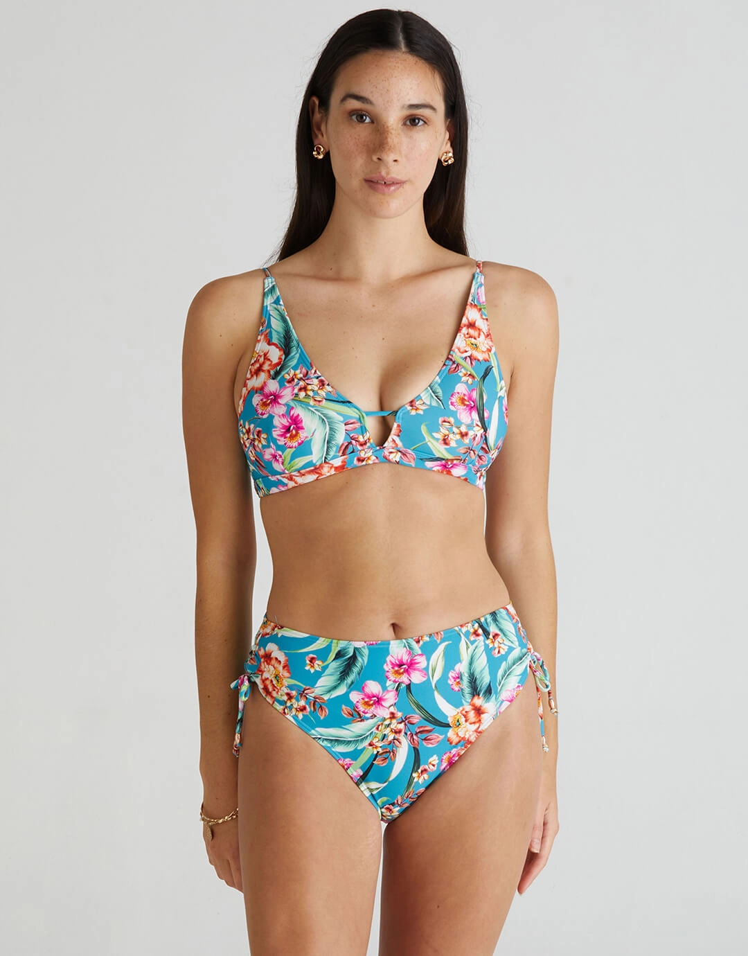 Melody Cara Bralette Bikini Top - Multi