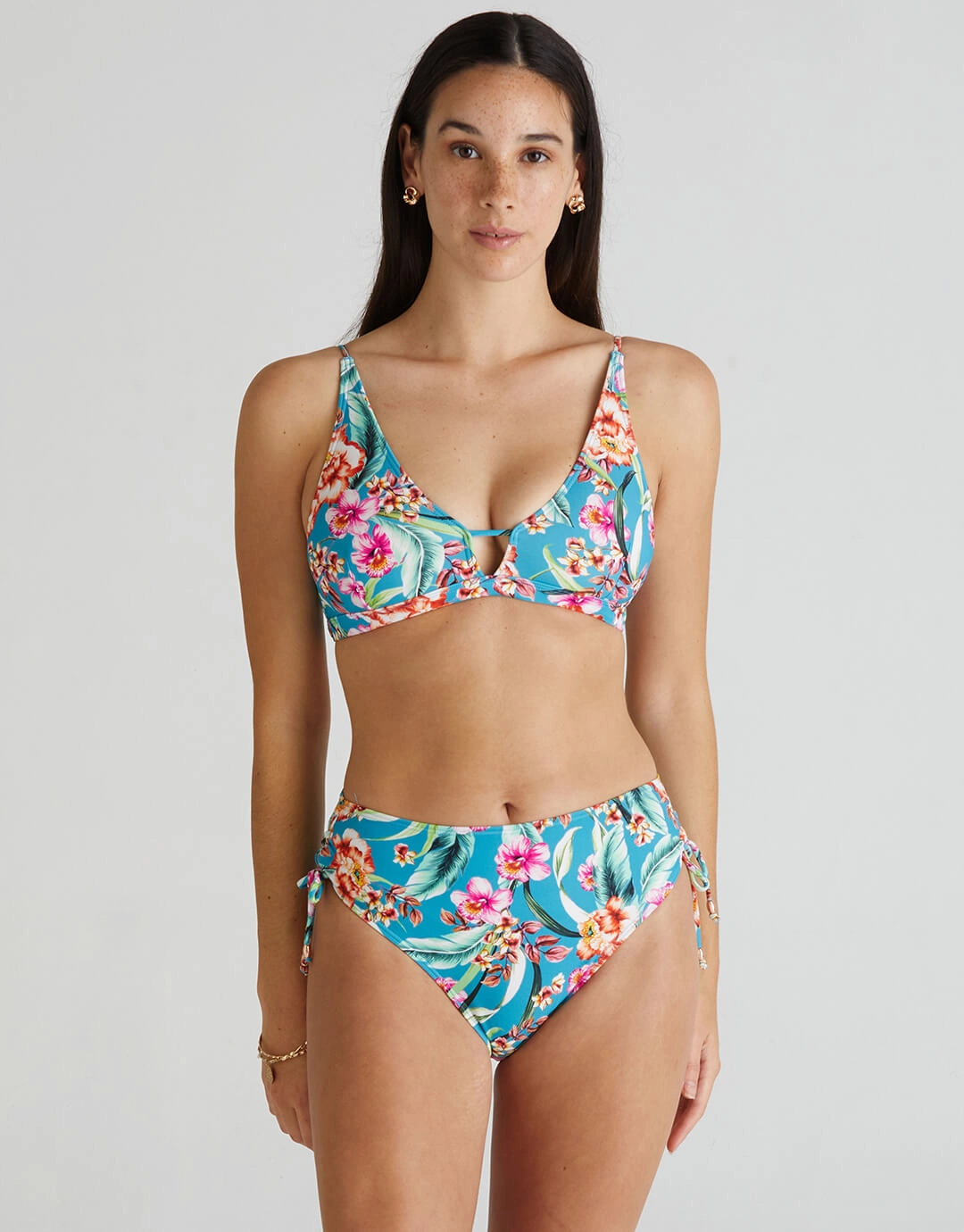 Melody Charlotte High Waist Bikini Pant - Multi