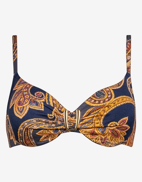 Memory Underwired Bikini Top - Sunset Navy Swim Womens - one-pieces cheap