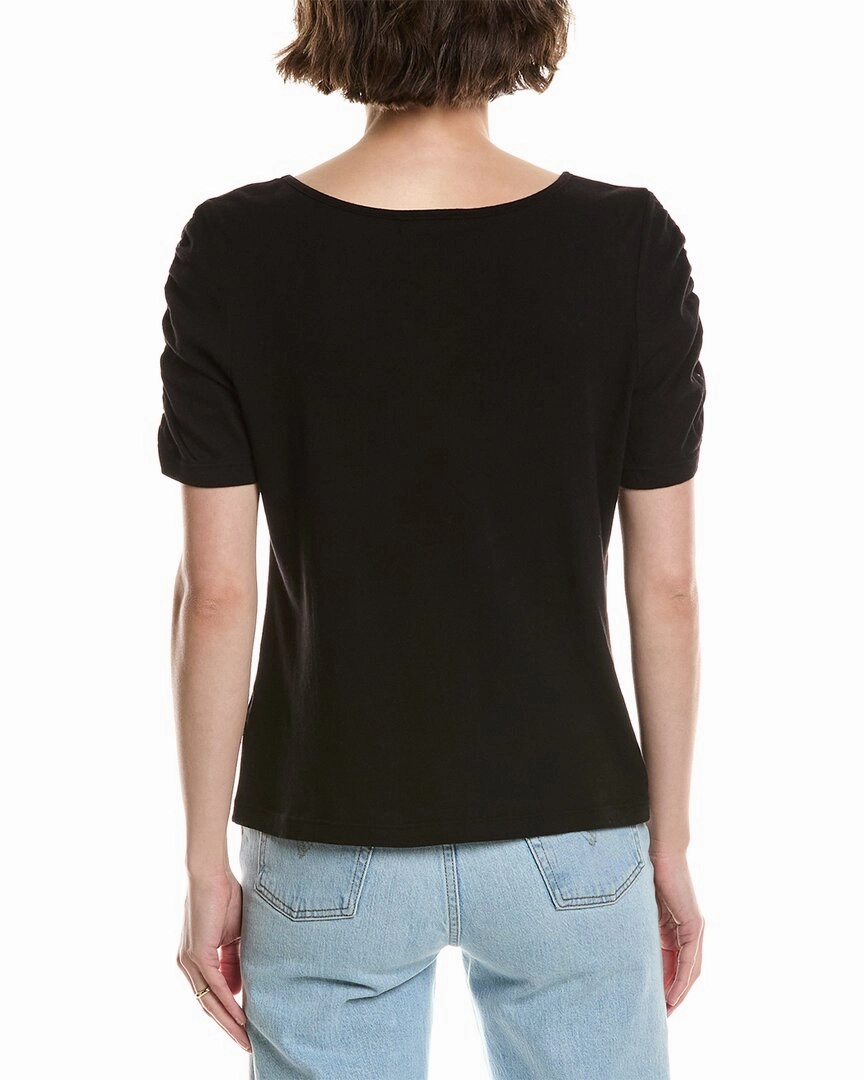 Michael Stars Josie Ruched Sleeve T-Shirt