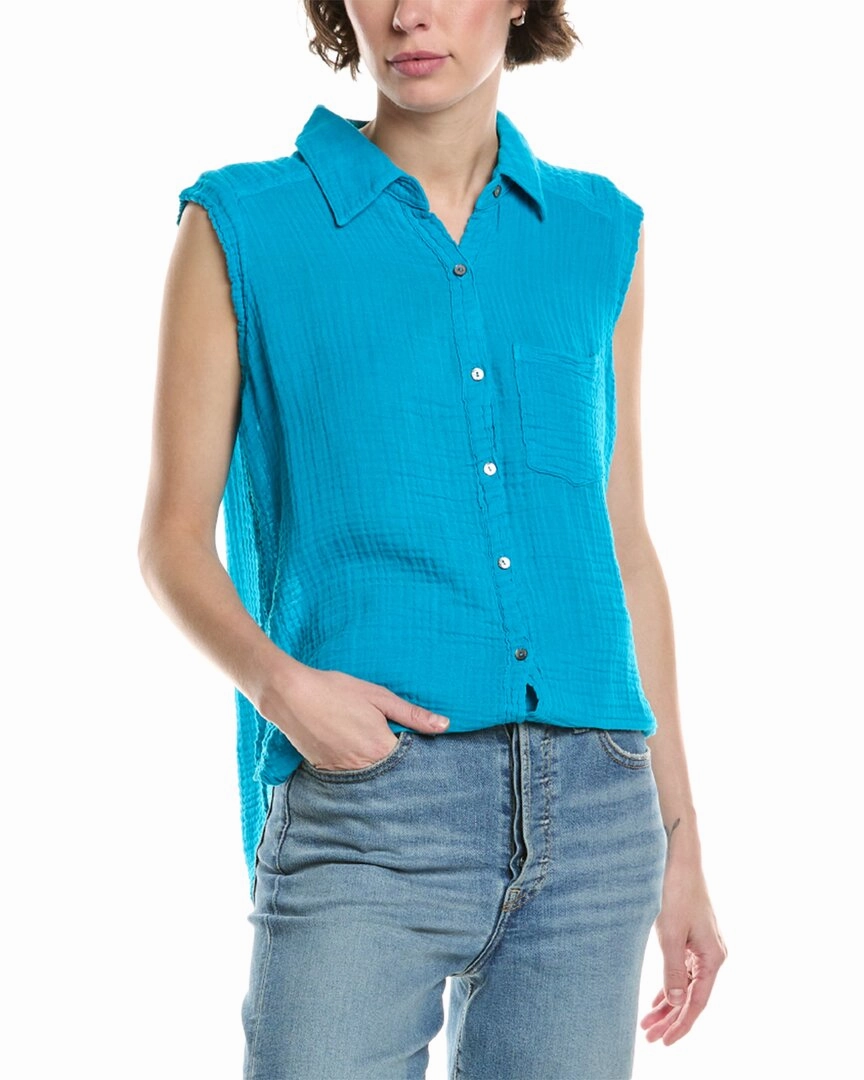 Michael Stars Monique Button-Down Tank