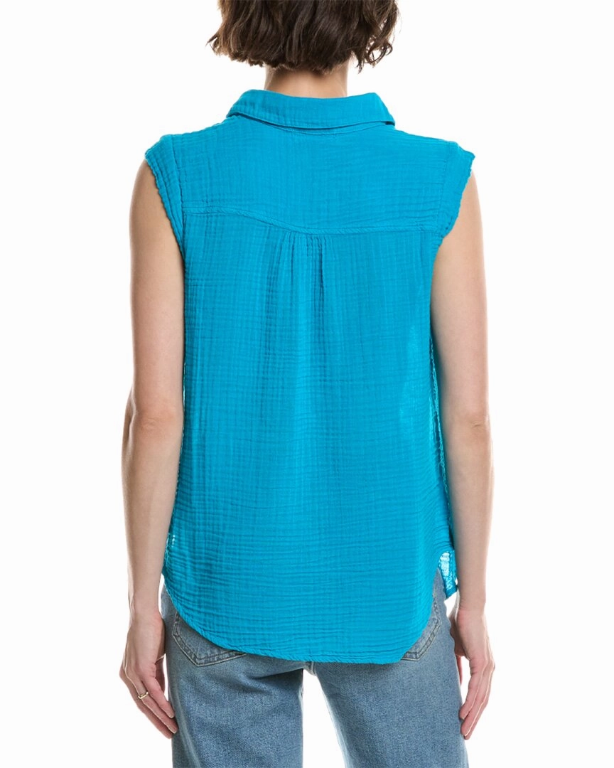 Michael Stars Monique Button-Down Tank