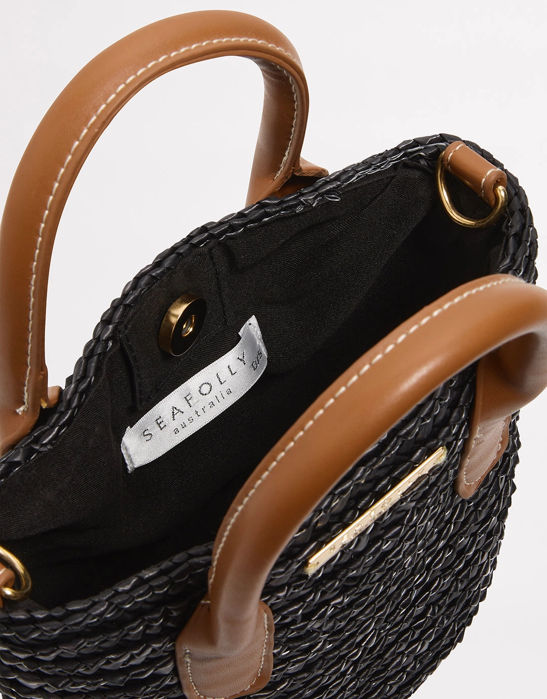 Micro Tote Bag - Black