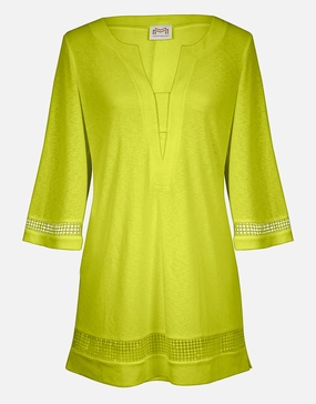 Midi Tunic - Kiwi Green Maryan Mehlhorn - Maryan Mehlhorn dresses