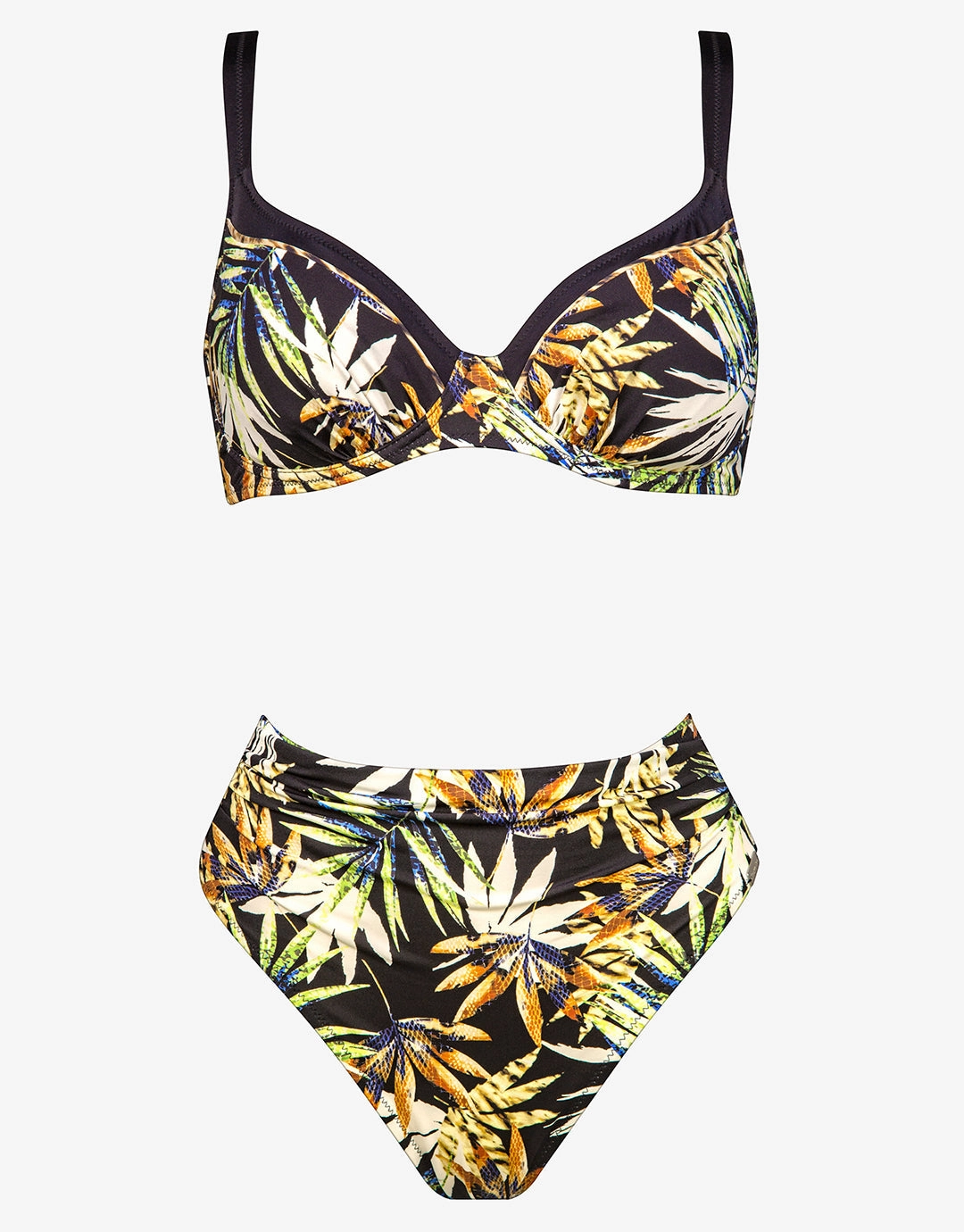 Midnight Sounds Underwired Bikini Set - Ethno Jungle Swim Womens - one-pieces cheap