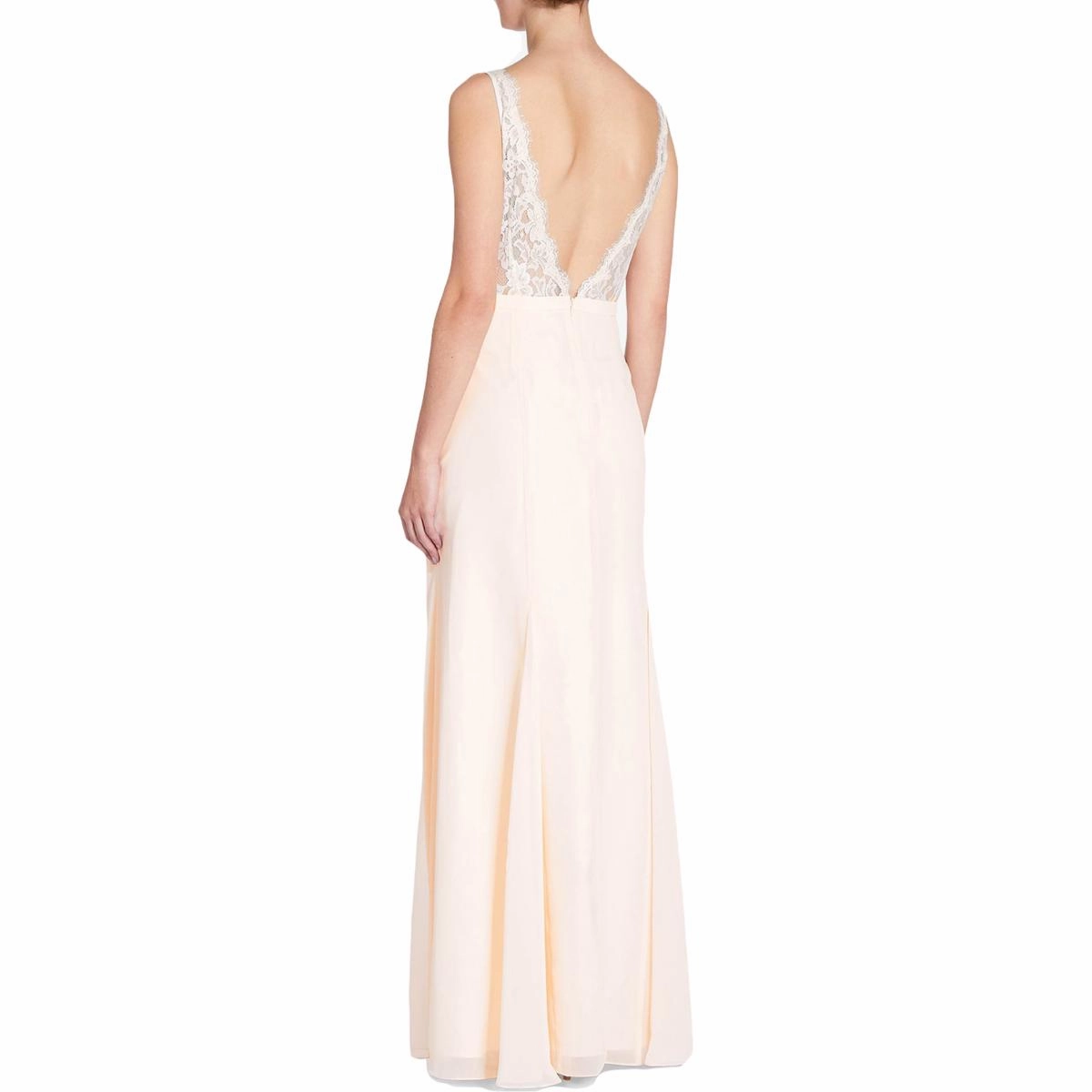 Mila Womens Lace Prom Evening Dress