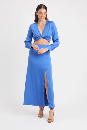 Milan Split Midi Skirt womens leggings best offer