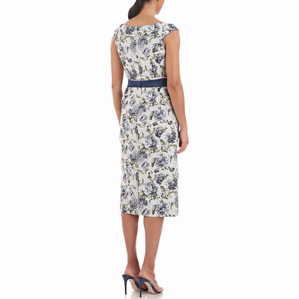 Millie Womens Floral Sheath Cocktail and Party Dress