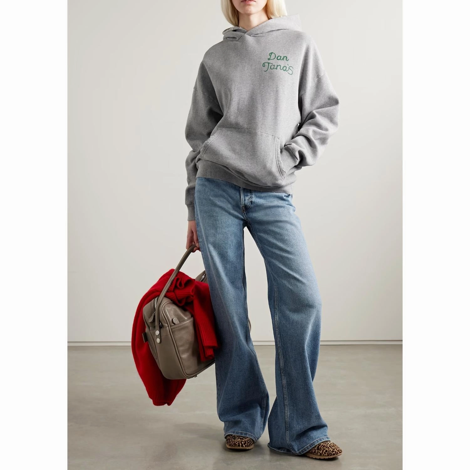 Modern Hoodie Dan Tana House In Heather Grey