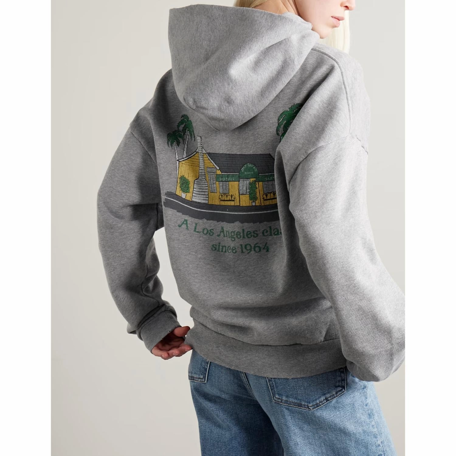 Modern Hoodie Dan Tana House In Heather Grey