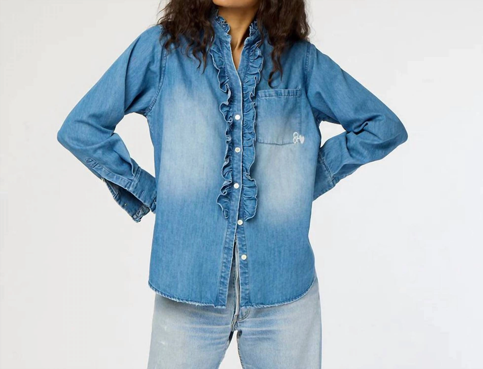 Molly Denim Shirt In Blue